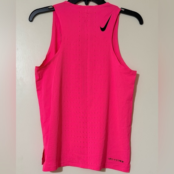 Nike Drifit Aeroswift Racing Singlet Hot Pink - Picture 2 of 5